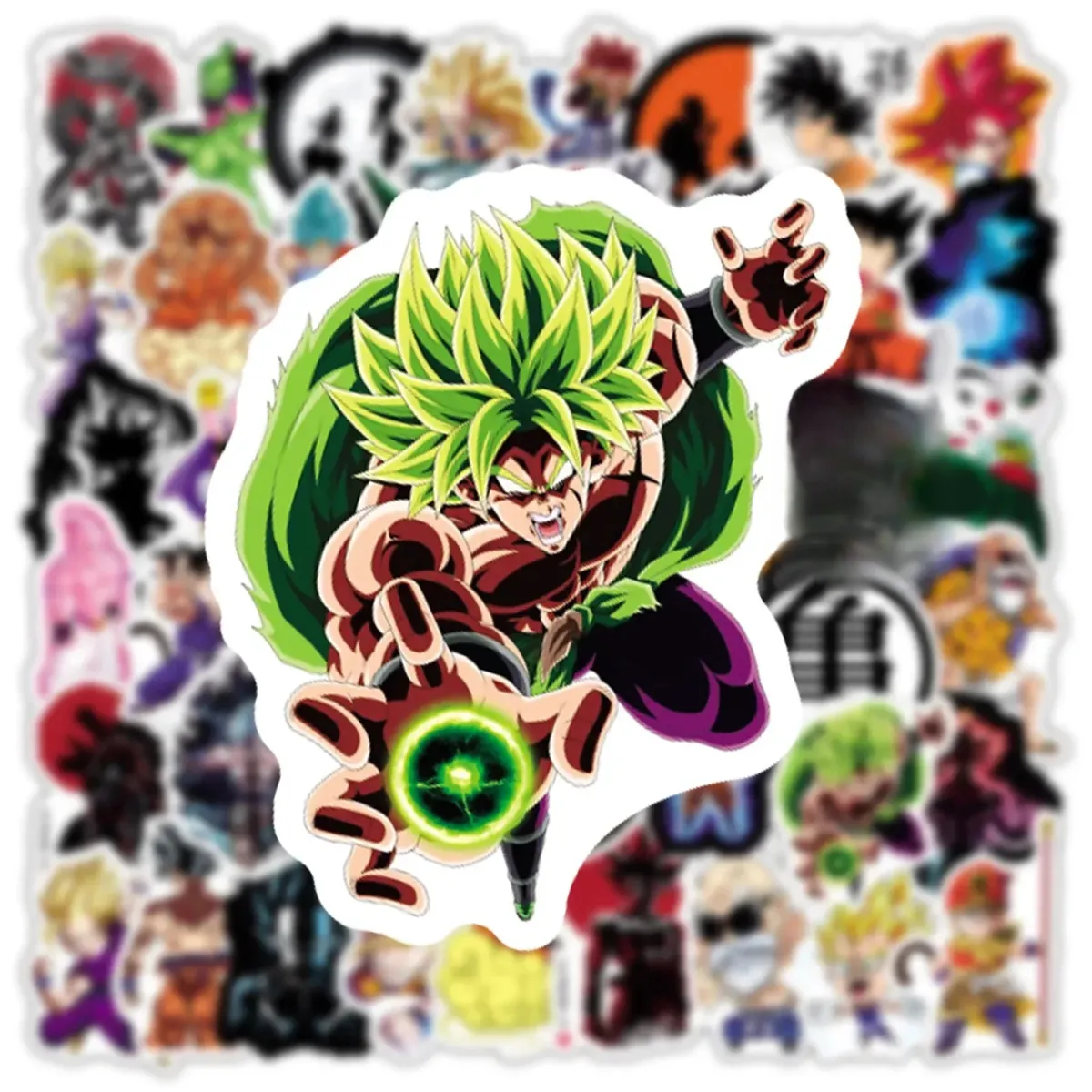 50, 100 o 200 pegatinas de Dragon Ball de PVC resistentes al agua – vue 3