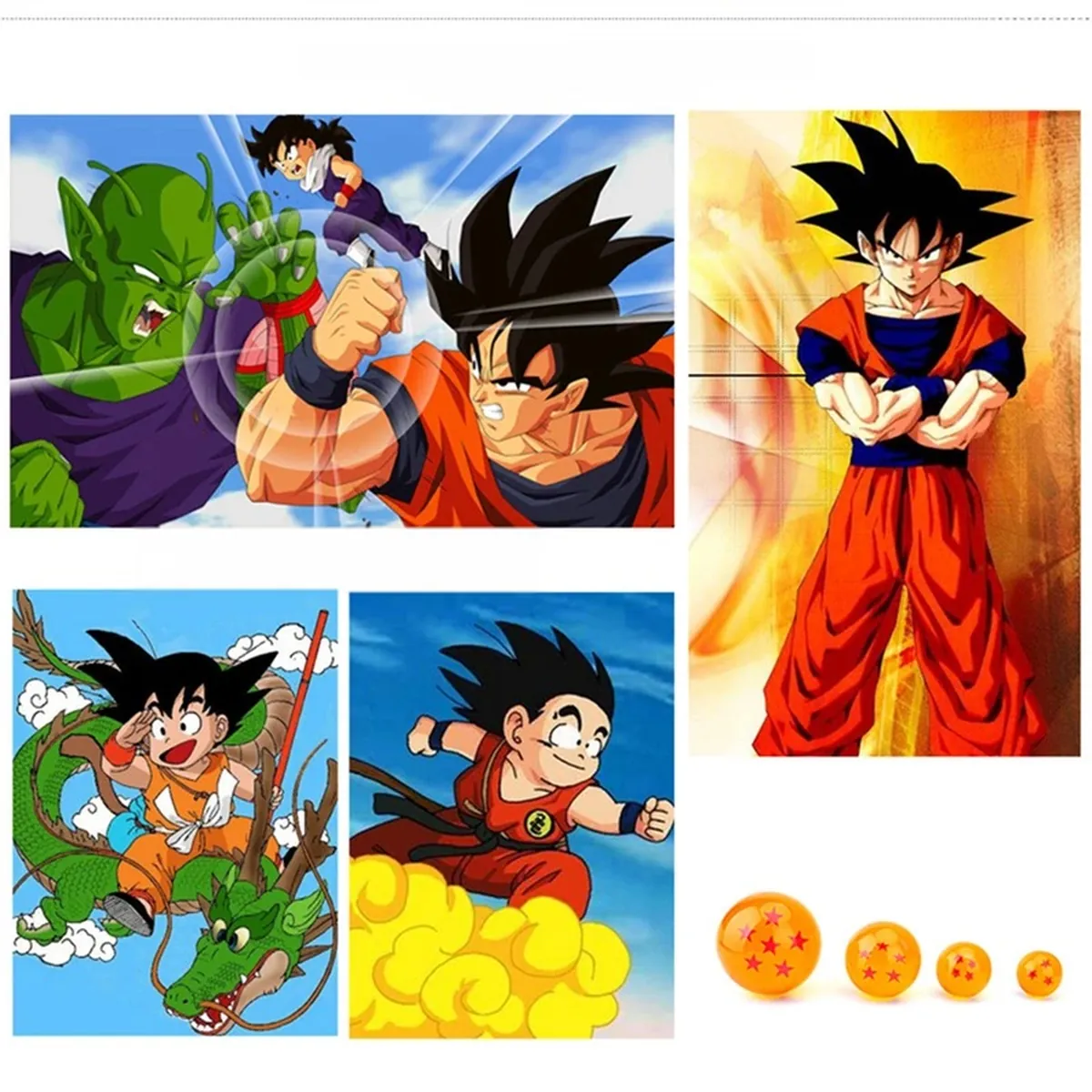 Anime Dragon Ball: set de 7 esferas 1:1 de 3.5 cm, con o sin caja – vue 4