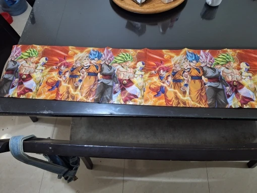 Foto de un comprador: Artículos de fiesta de cumpleaños de Dragon Ball: globos y vajilla