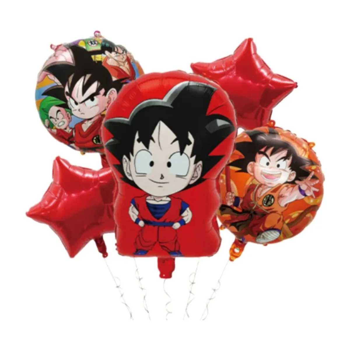 Artículos de fiesta de cumpleaños de Dragon Ball: globos y vajilla – qqtz 2