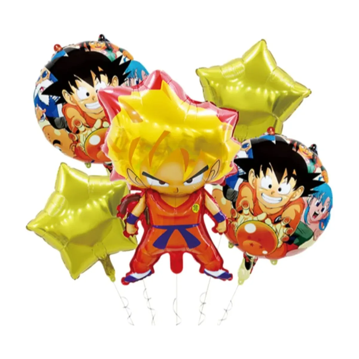 Artículos de fiesta de cumpleaños de Dragon Ball: globos y vajilla – qqtz 3