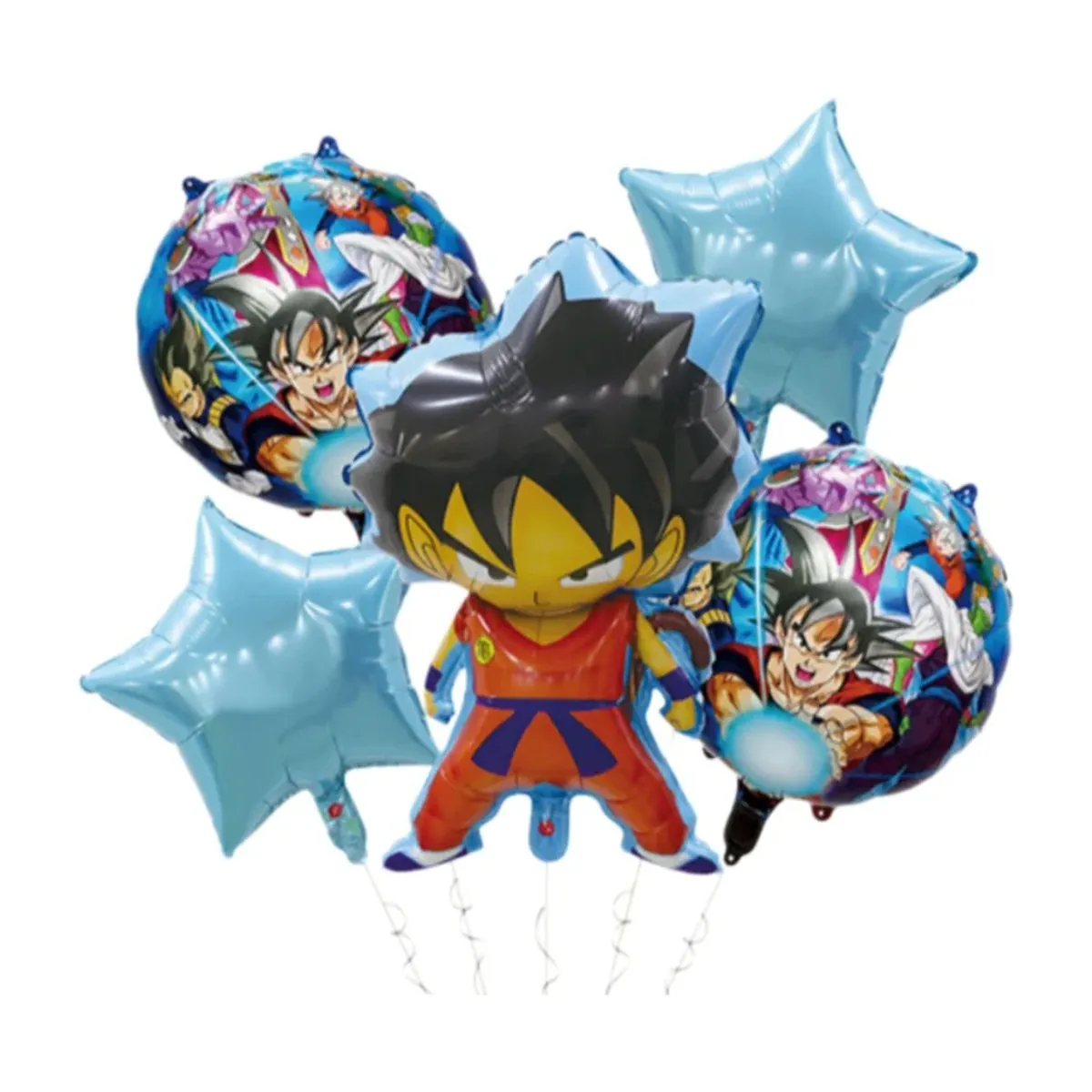 Artículos de fiesta de cumpleaños de Dragon Ball: globos y vajilla – qqtz 4