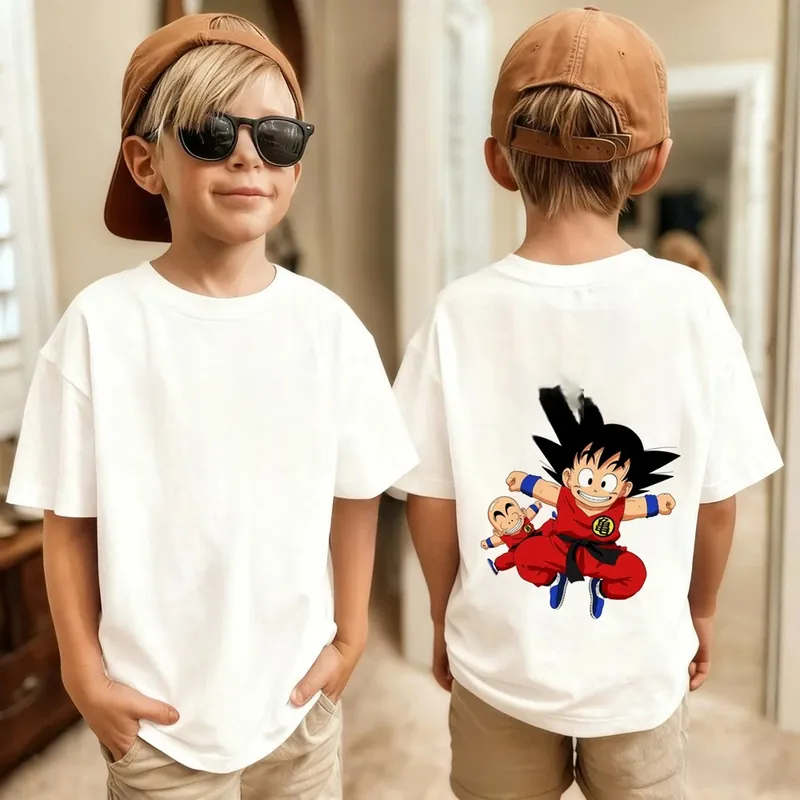 Camiseta con estampado de anime japonés de Goku, unisex – Once modelos y muchas tallas