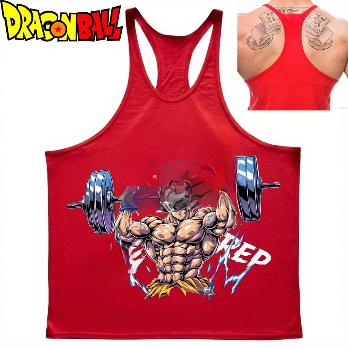 Chaleco de Goku para hombre, sin mangas de algodón – vvd 1