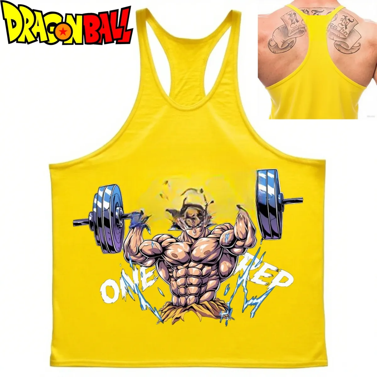 Chaleco de Goku para hombre, sin mangas de algodón – vvd 4