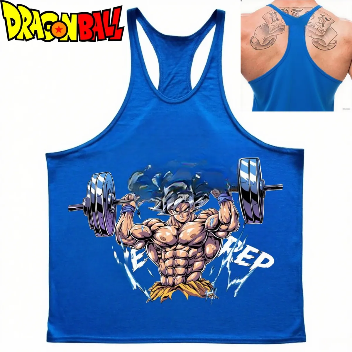Chaleco de Goku para hombre, sin mangas de algodón – vvd 5