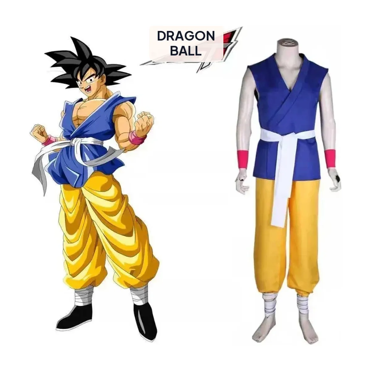 Cosplay Goku, Maestro Roshi y Piccolo: disfraz de Halloween en poliéster – vue 5