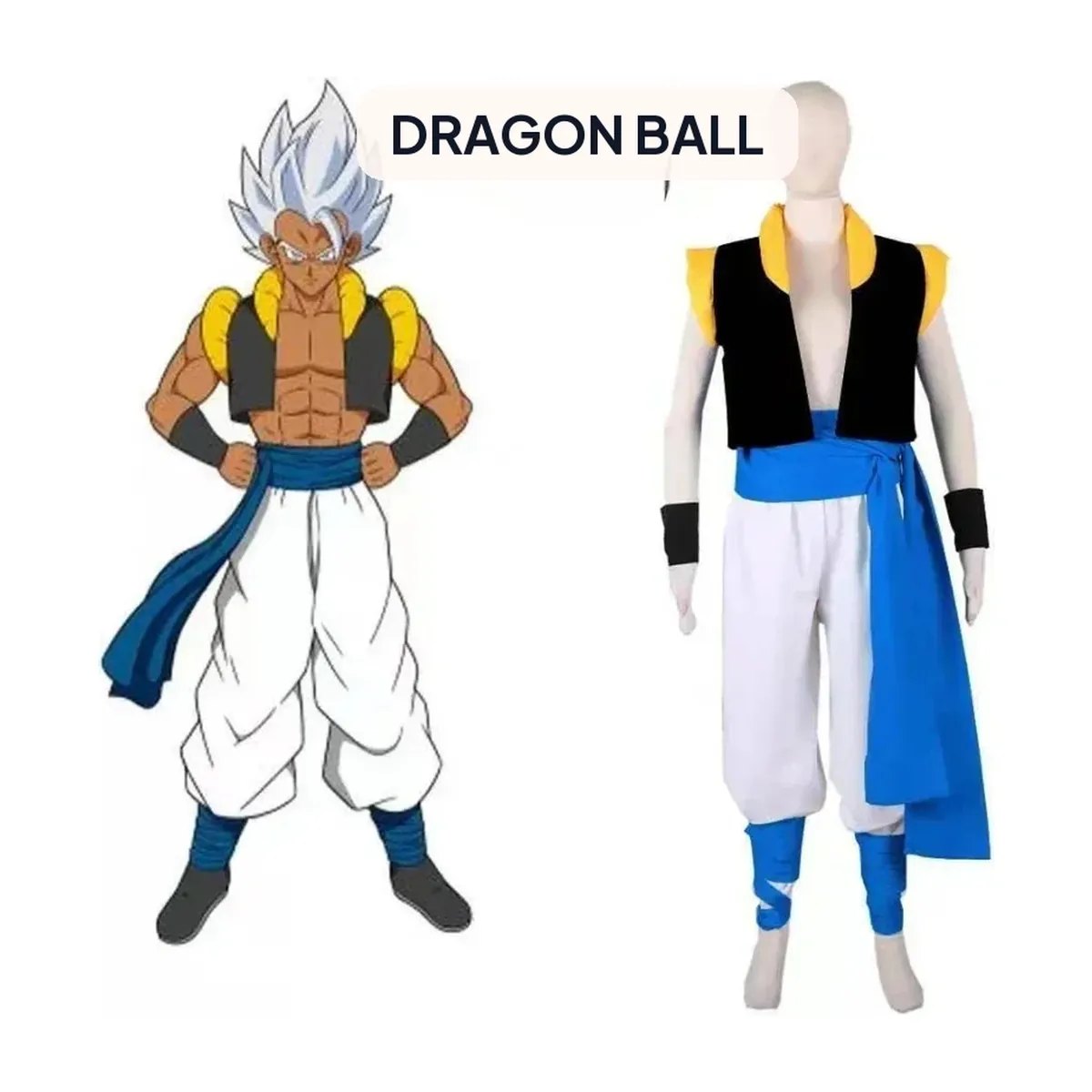 Cosplay Goku, Maestro Roshi y Piccolo: disfraz de Halloween en poliéster – a