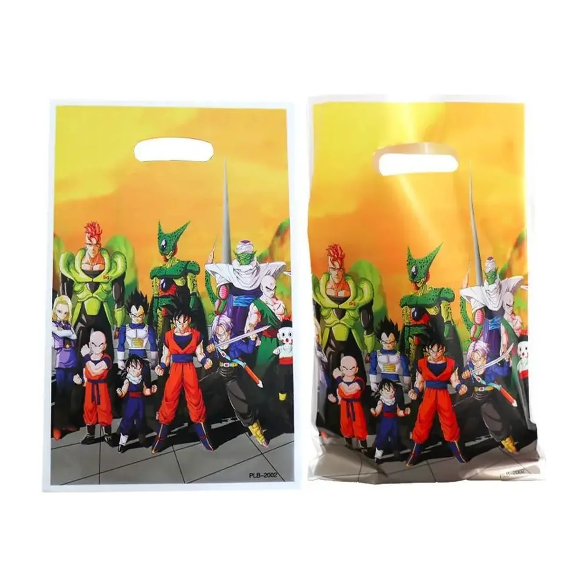 Decoración para fiesta de cumpleaños de Dragon Ball: set por piezas – bolsas de regalo, 10 piezas