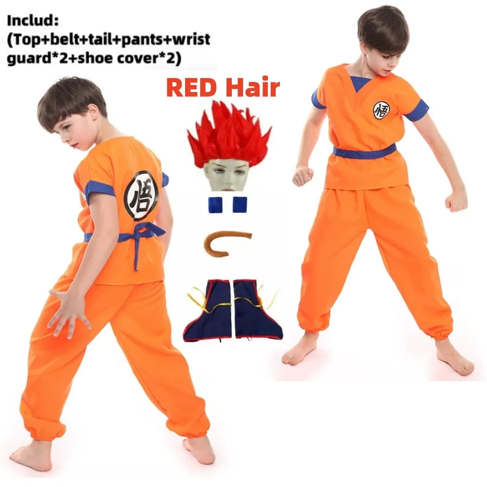 Disfraces de Halloween para niños y niñas disfraz de – wu hair rouge, lot de 8 / audlt m( ), 160-170 cm