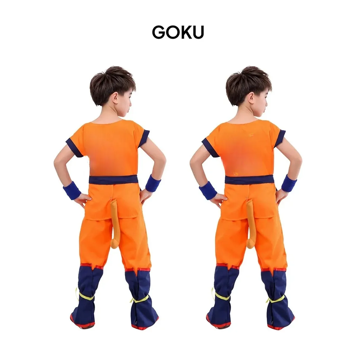 Disfraces de Halloween para niños y niñas, Goku con peluca o en lote de 8 – vue 3