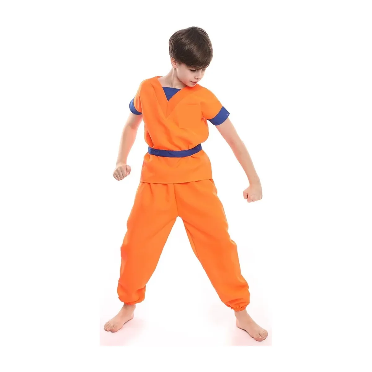 Disfraces de Halloween para niños y niñas, Goku con peluca o en lote de 8 – vue 5