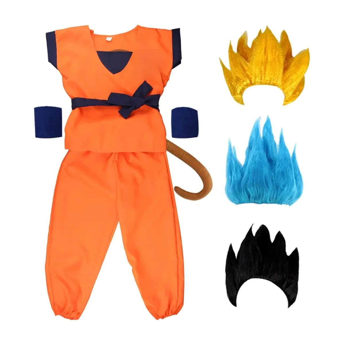 Disfraz de Anime Z Son Goku para niños, tallas de 100 a 148 cm – vue 2