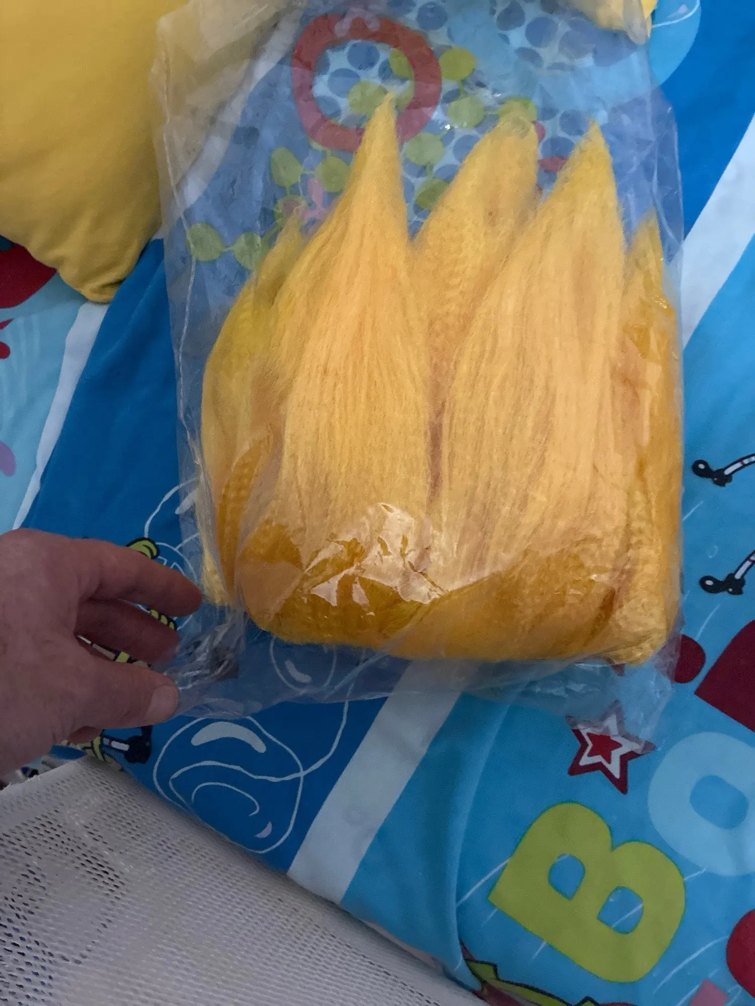 Foto de un comprador: Disfraz de Halloween Super Saiyan para hombre, talla M a XL