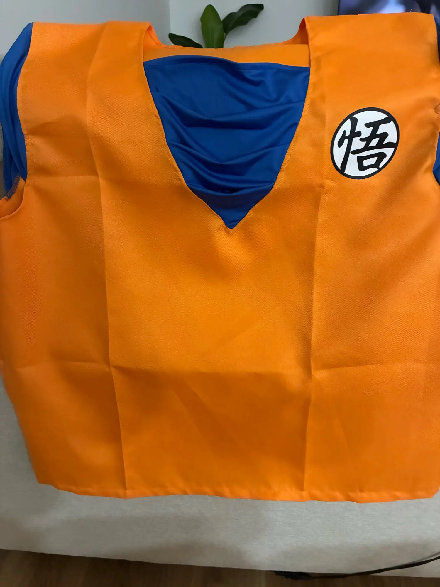 Foto de un comprador: Disfraz de Halloween Super Saiyan para hombre, talla M a XL