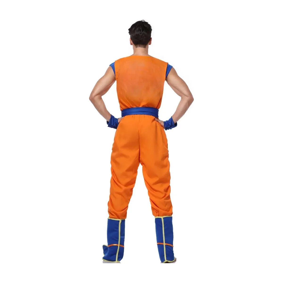 Disfraz de Halloween Super Saiyan para hombre, talla M a XL – vue 3