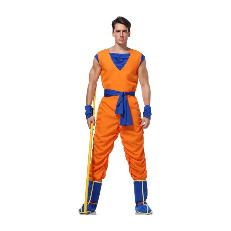 Disfraz de Halloween Super Saiyan para hombre, talla M a XL – Pruébalo