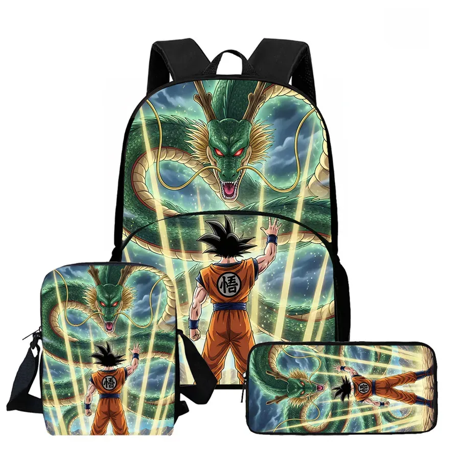 DRAGON BALL Juego de Mochila Escolar Ligera de 3 – my3pkwll025