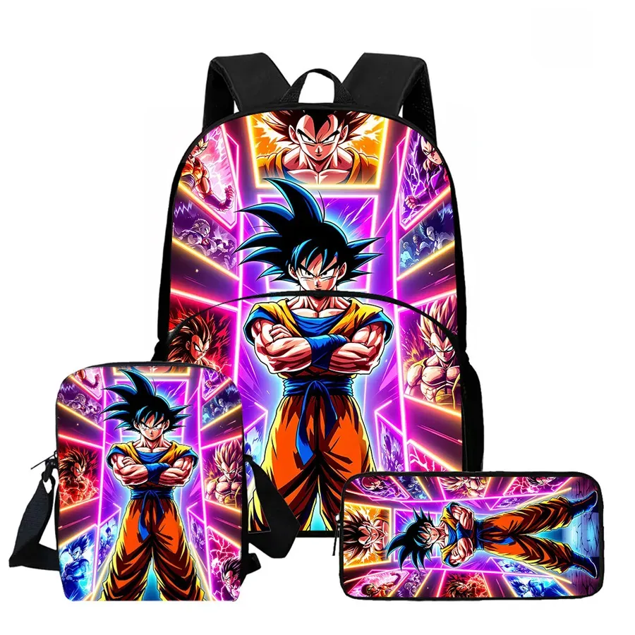 DRAGON BALL Juego de Mochila Escolar Ligera de 3 – my3pkwll024