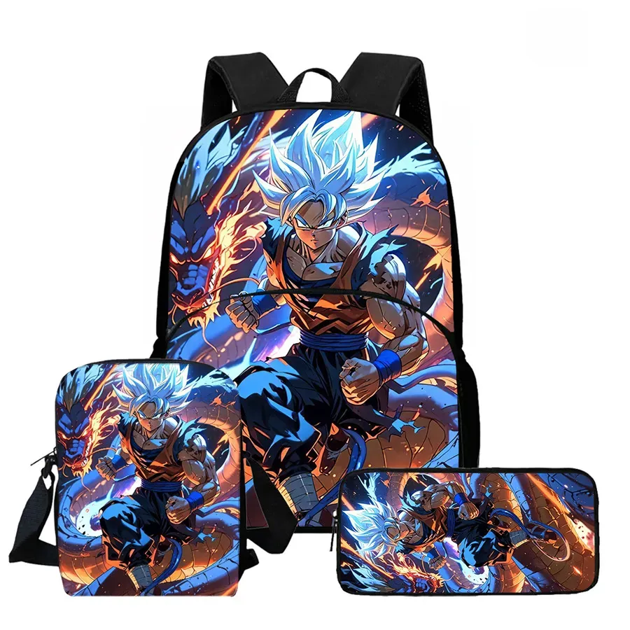 DRAGON BALL Juego de Mochila Escolar Ligera de 3 – my3pkwll023