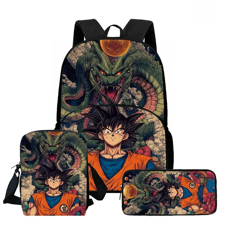 DRAGON BALL Juego de Mochila Escolar Ligera de 3 – my3pkwll015