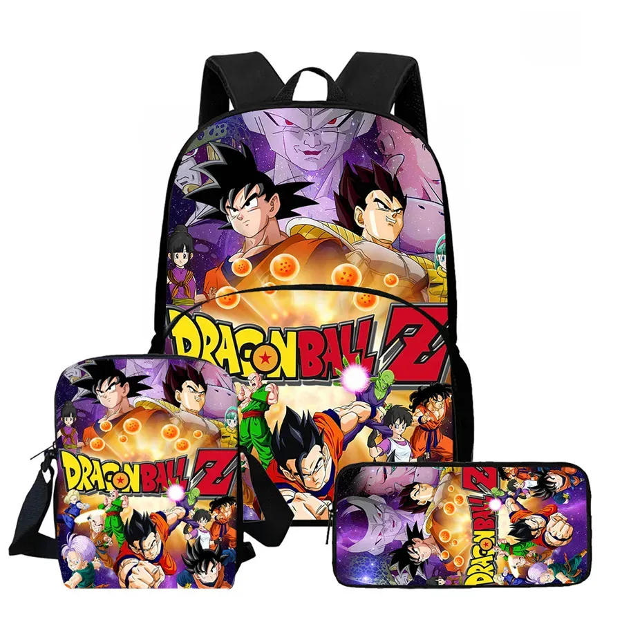 DRAGON BALL Juego de Mochila Escolar Ligera de 3 – my3pkwll014
