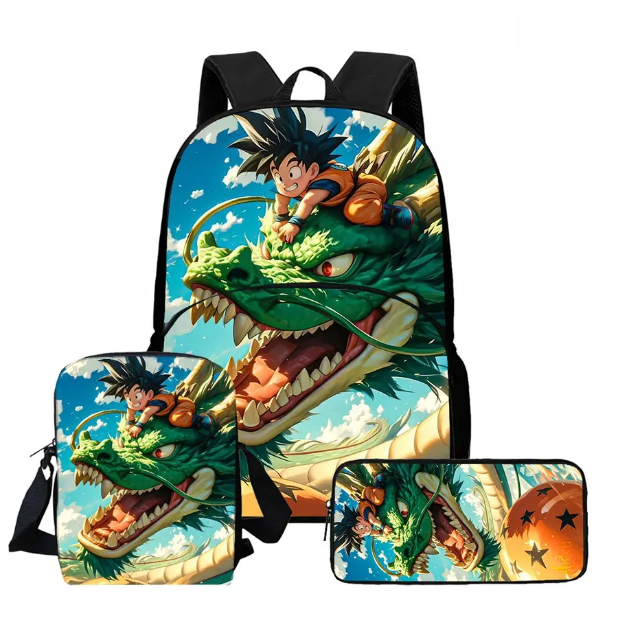 DRAGON BALL Juego de Mochila Escolar Ligera de 3 – my3pkwll013