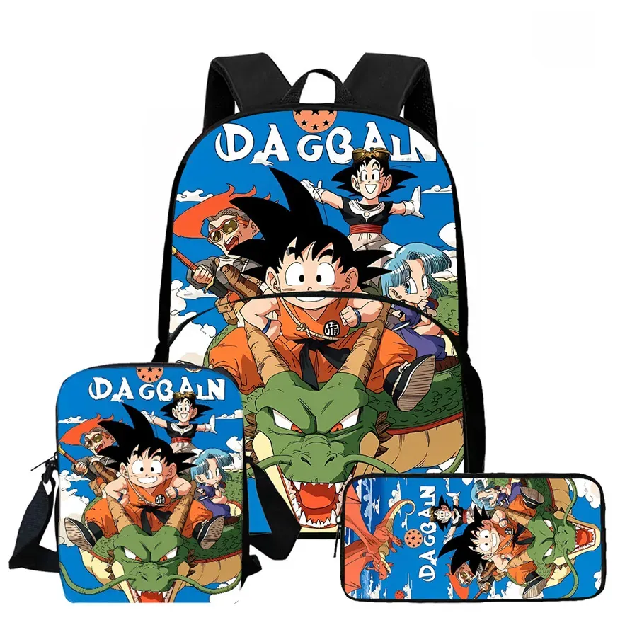 DRAGON BALL Juego de Mochila Escolar Ligera de 3 – my3pkwll031