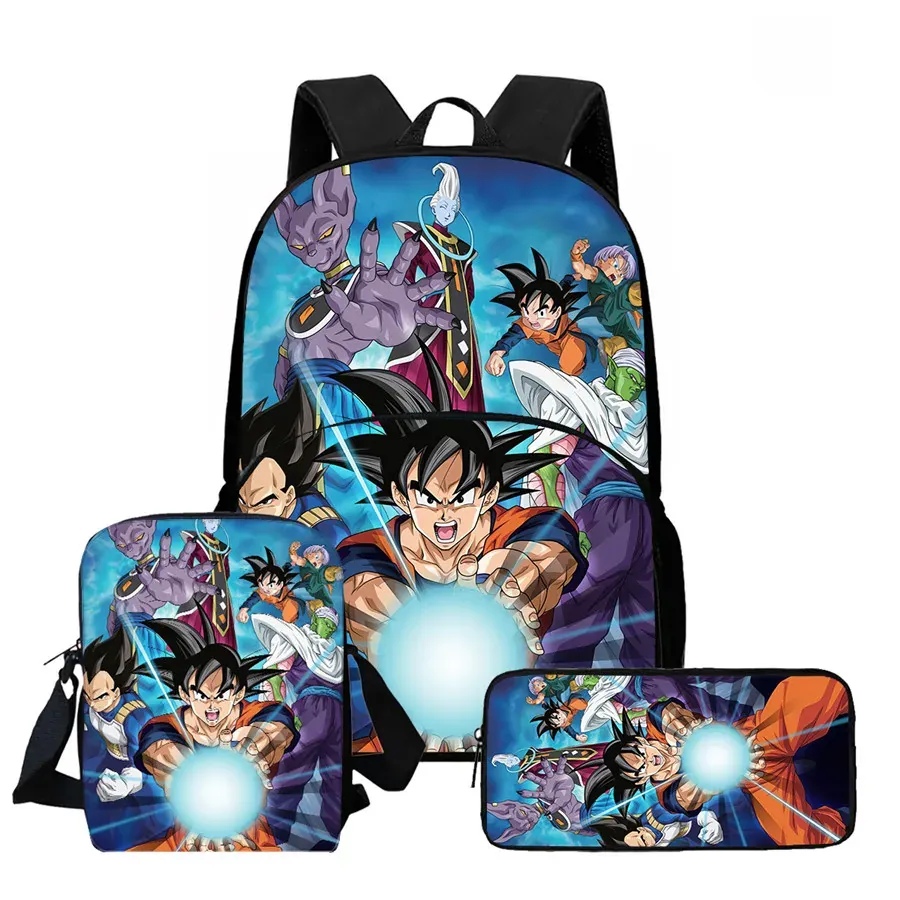 DRAGON BALL Juego de Mochila Escolar Ligera de 3 – my3pkwll011
