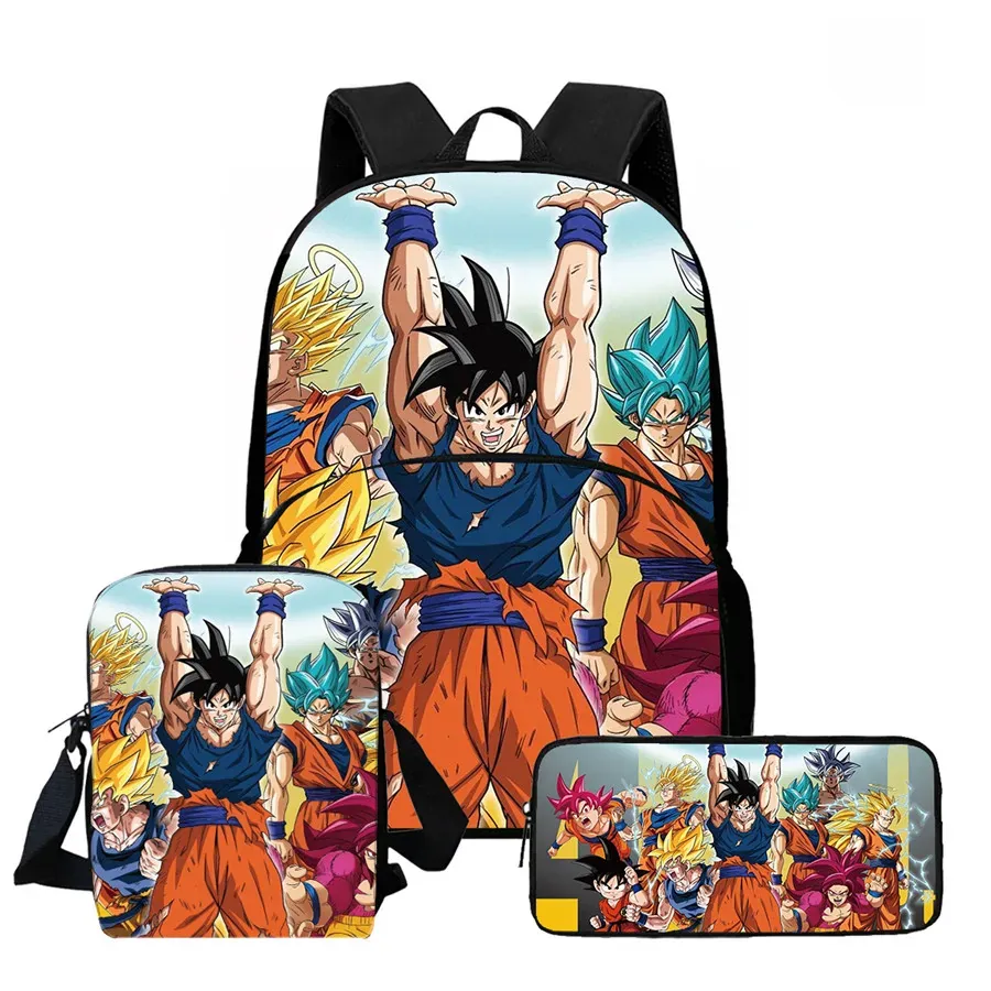 DRAGON BALL Juego de Mochila Escolar Ligera de 3 – my3pkwll008