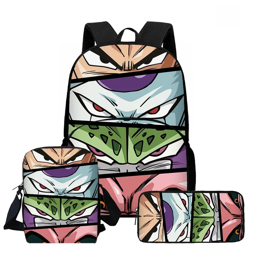 DRAGON BALL Juego de Mochila Escolar Ligera de 3 – my3pkwll006