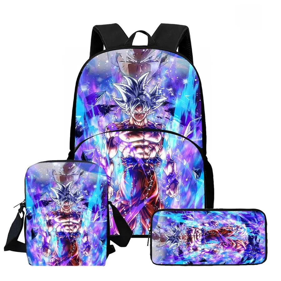 DRAGON BALL Juego de Mochila Escolar Ligera de 3 – my3pkwll004