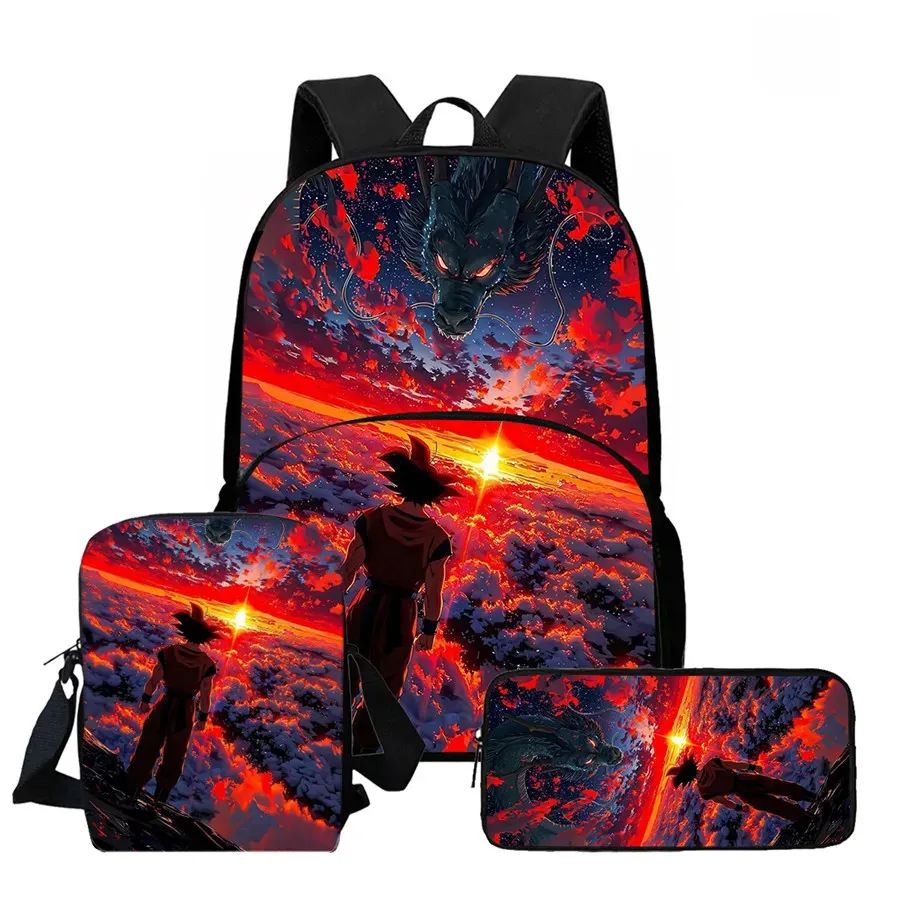 DRAGON BALL Juego de Mochila Escolar Ligera de 3 – my3pkwll003