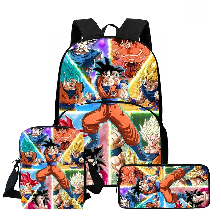 DRAGON BALL Juego de Mochila Escolar Ligera de 3 – my3pkwll002