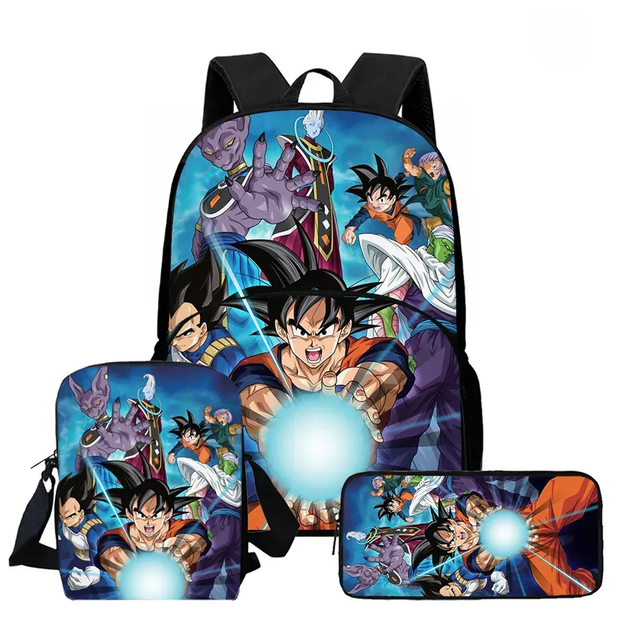 DRAGON BALL Juego de Mochila Escolar Ligera de 3 – my3pkwll001