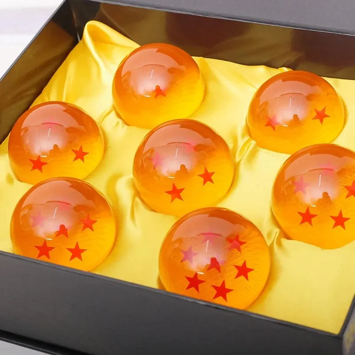 Dragon Ball: set de 7 esferas del dragón 1:1 naranja o azul – vue 2