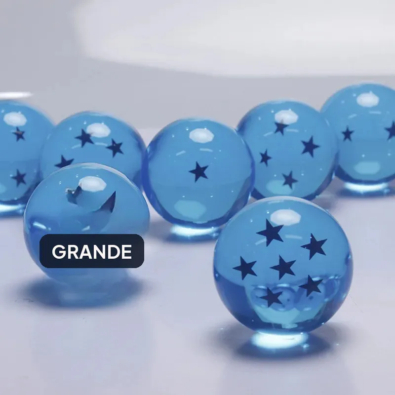 Dragon Ball: set de 7 esferas del dragón 1:1 naranja o azul – Buena opción de regalo