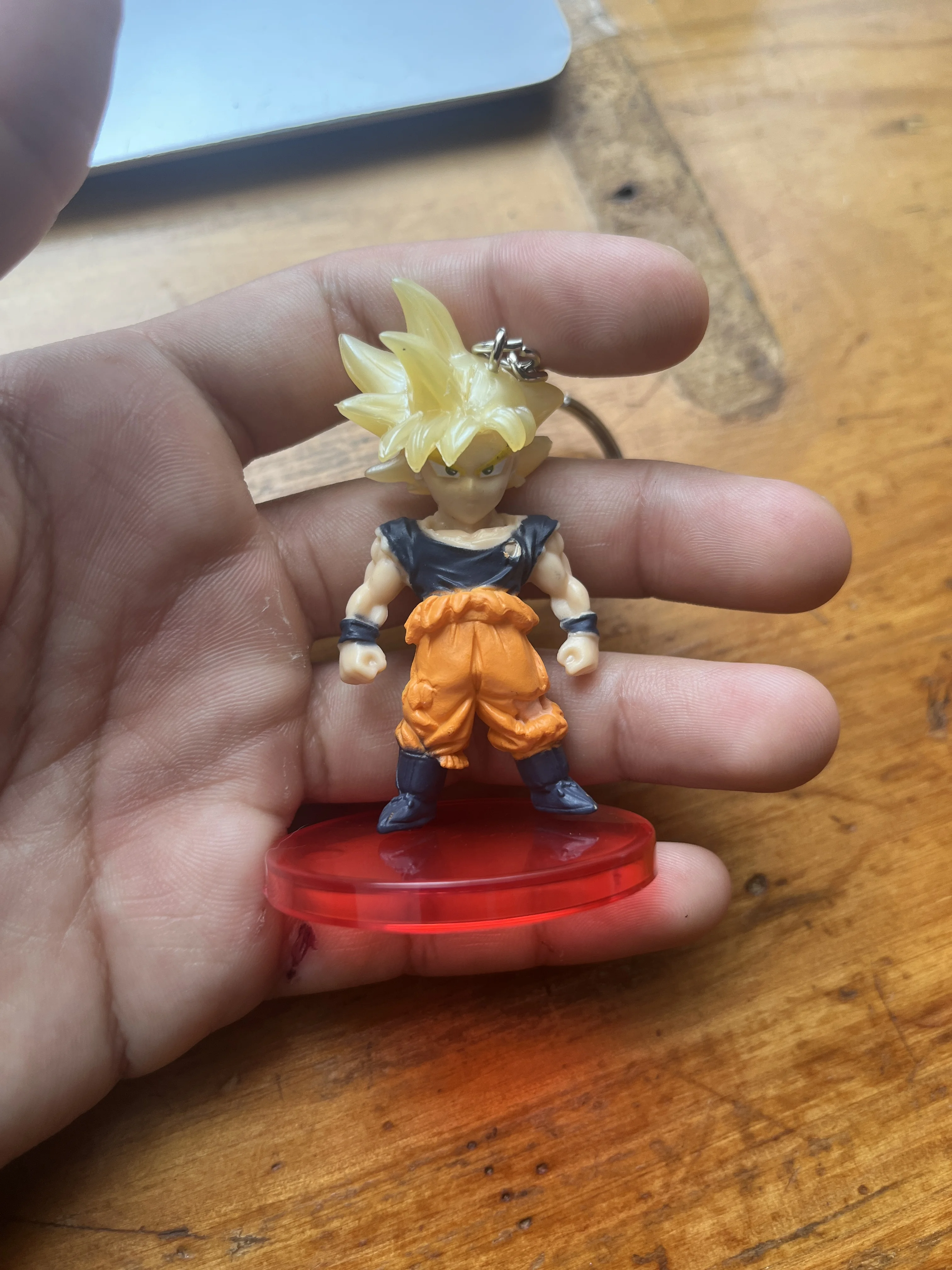 Foto de un comprador: Figura de Dragon Ball chibi: llavero mini de Son Goku kawaii