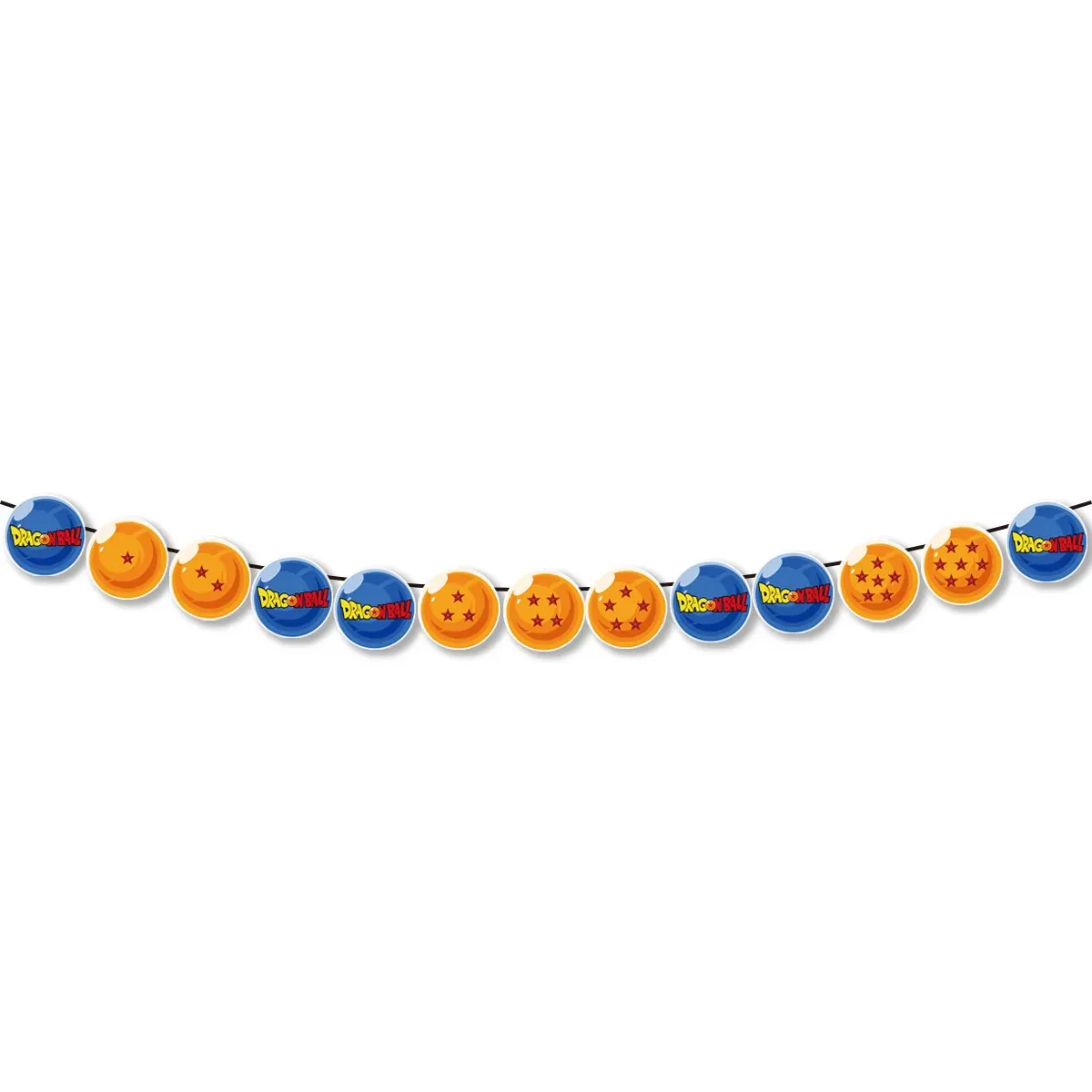 Dragon Ball Z-suministros para fiesta de feliz cumpleaños decoraciones – ball banner