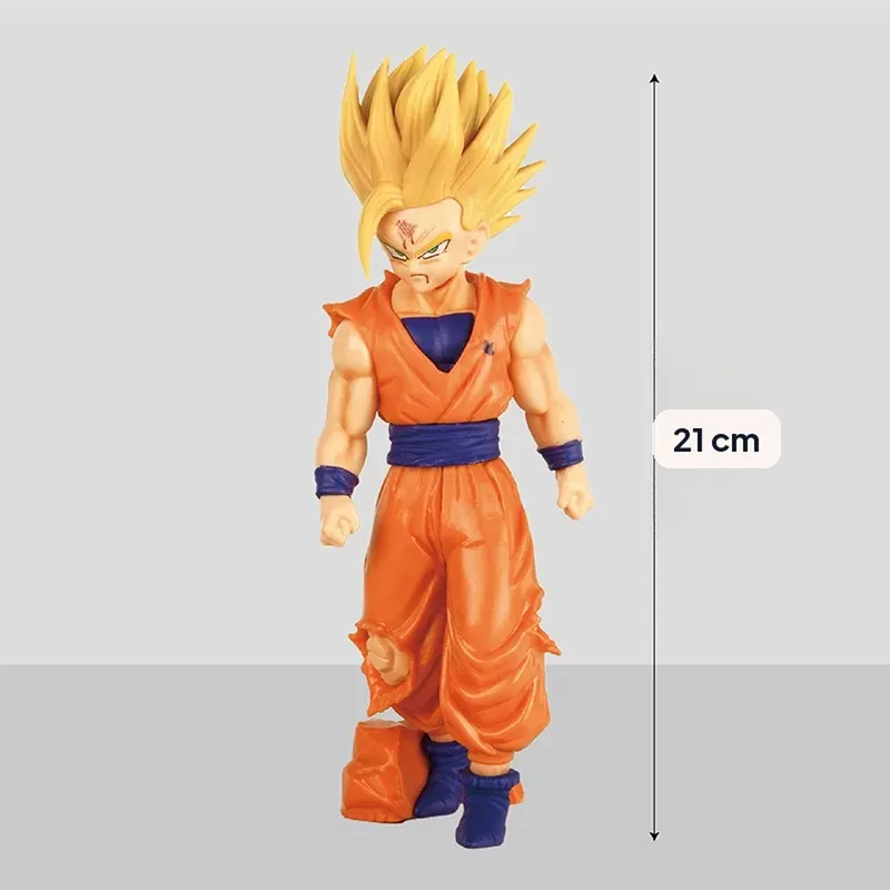 Figura de acción de Gohan de 21 cm en vinilo, 4 modelos – Desembala y revisa