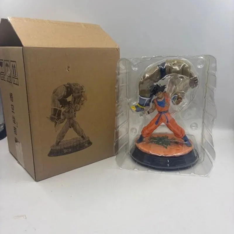 Figura de acción de Son Goku de Dragon Ball para escritorio – Desempaca