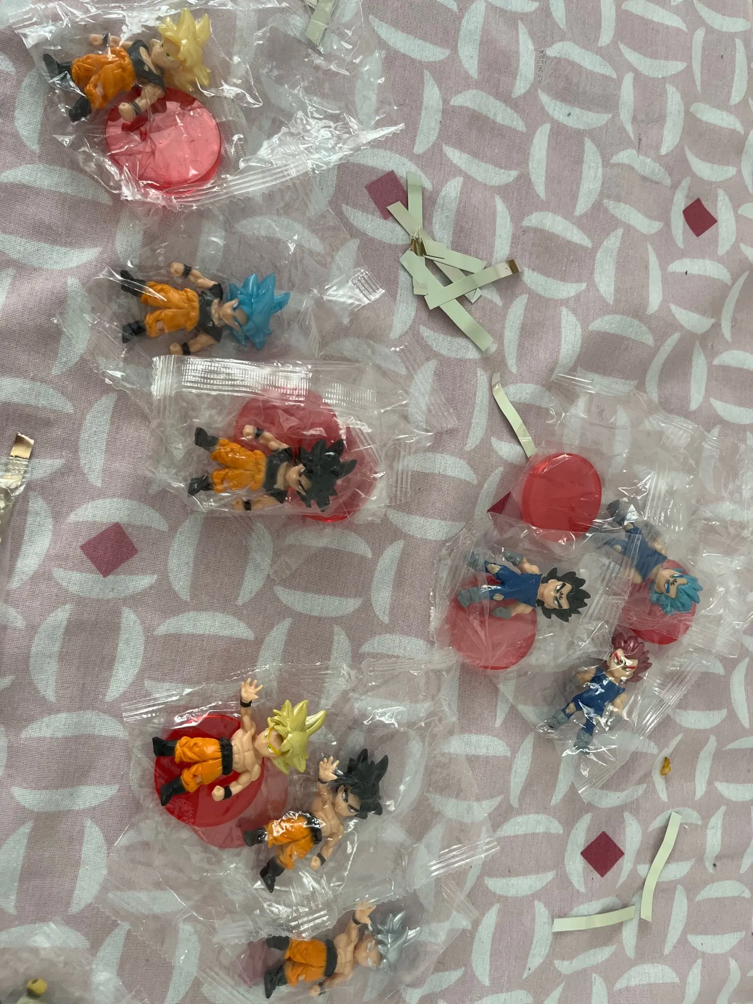Foto de un comprador: Figura de acción de Dragon Ball Super Saiyan en lote de minifiguras