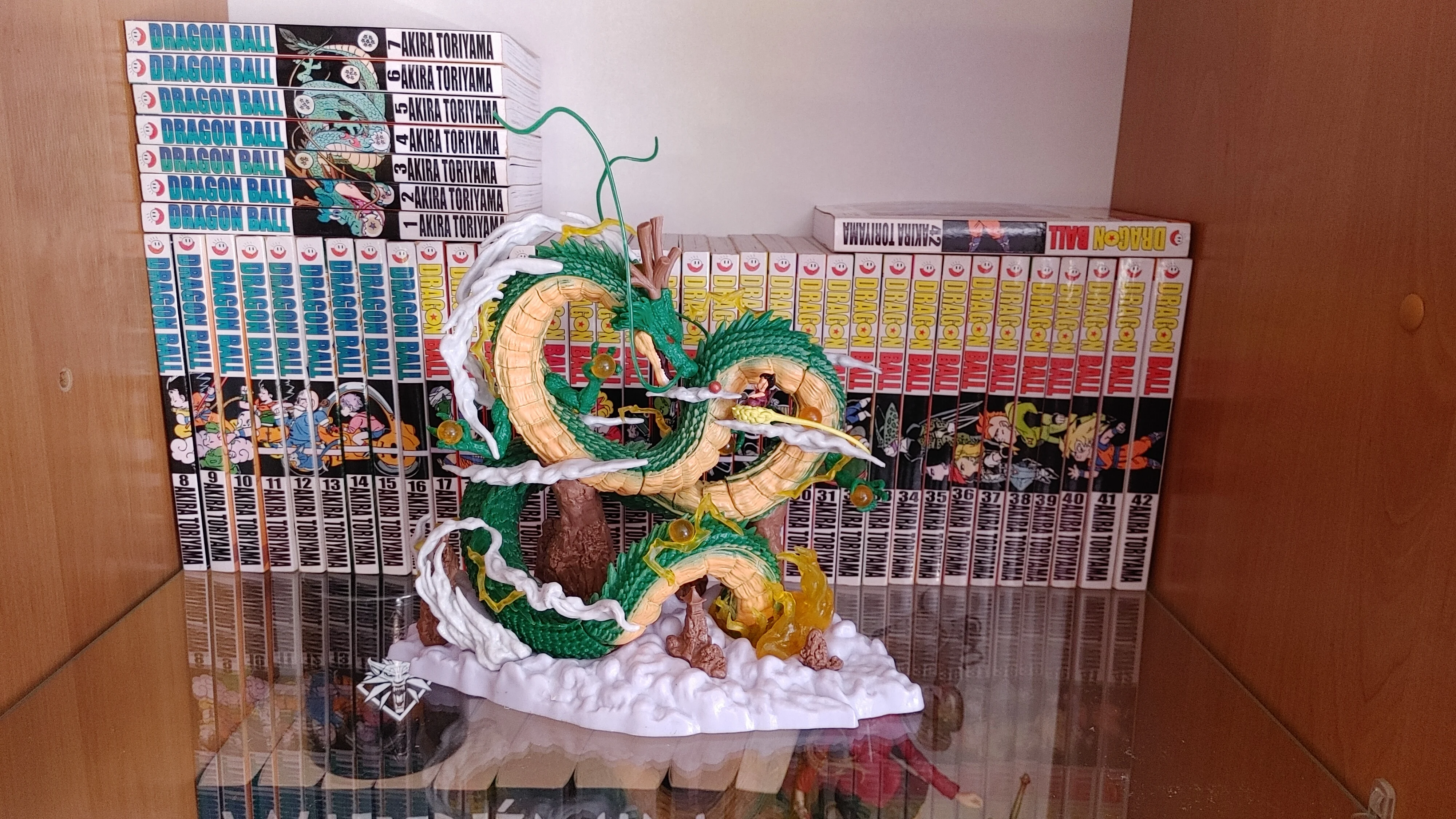 Foto de un comprador: Figura de Dragon Ball: Shenron y Goku en PVC para coleccionar