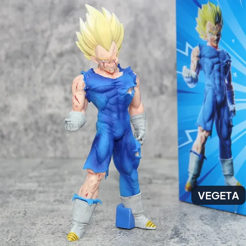 Figura de Dragon Ball de Anime de 20 cm, Goku y Vegeta en PVC – Busca su fondo