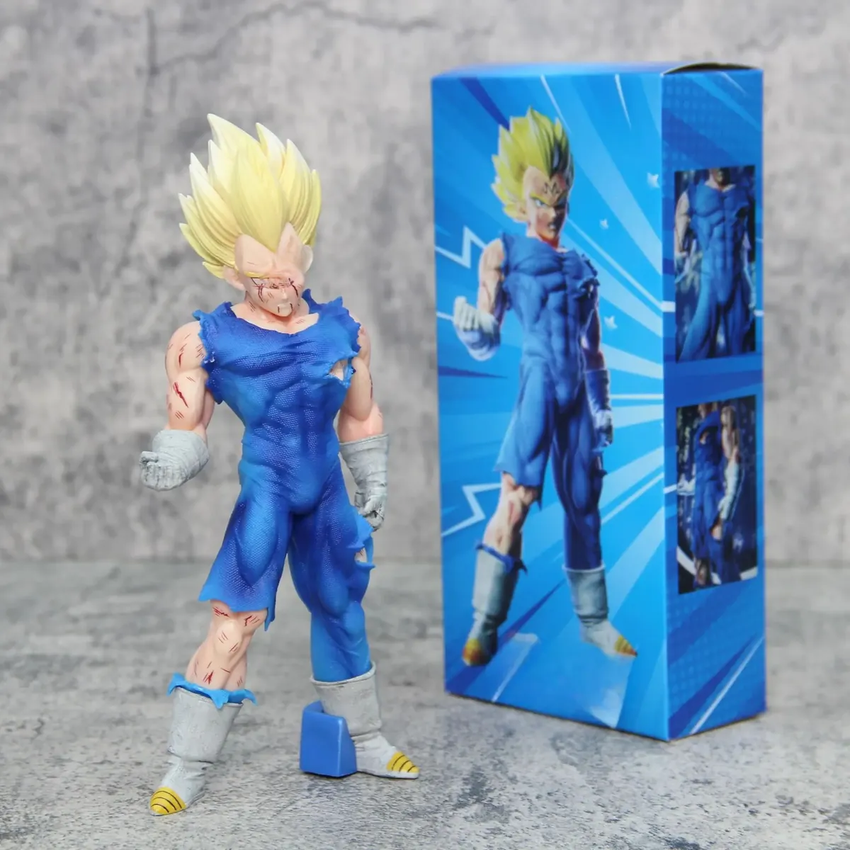 Figura de Dragon Ball de Anime de 20 cm, Goku y Vegeta en PVC – con caja