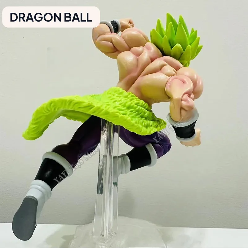 Figura de Dragon Ball de Broly de 19,5 cm, pelo vibrante