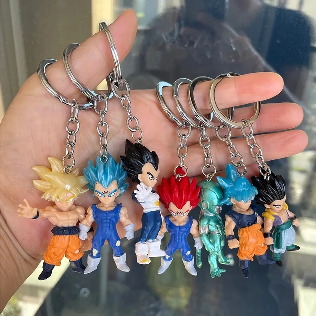 Figura de Dragon Ball chibi: llavero mini de Son Goku kawaii – vue 2
