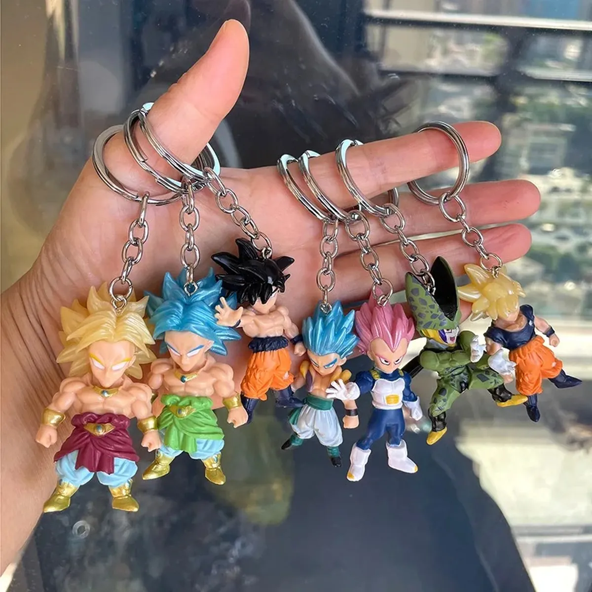 Figura de Dragon Ball chibi: llavero mini de Son Goku kawaii – vue 4