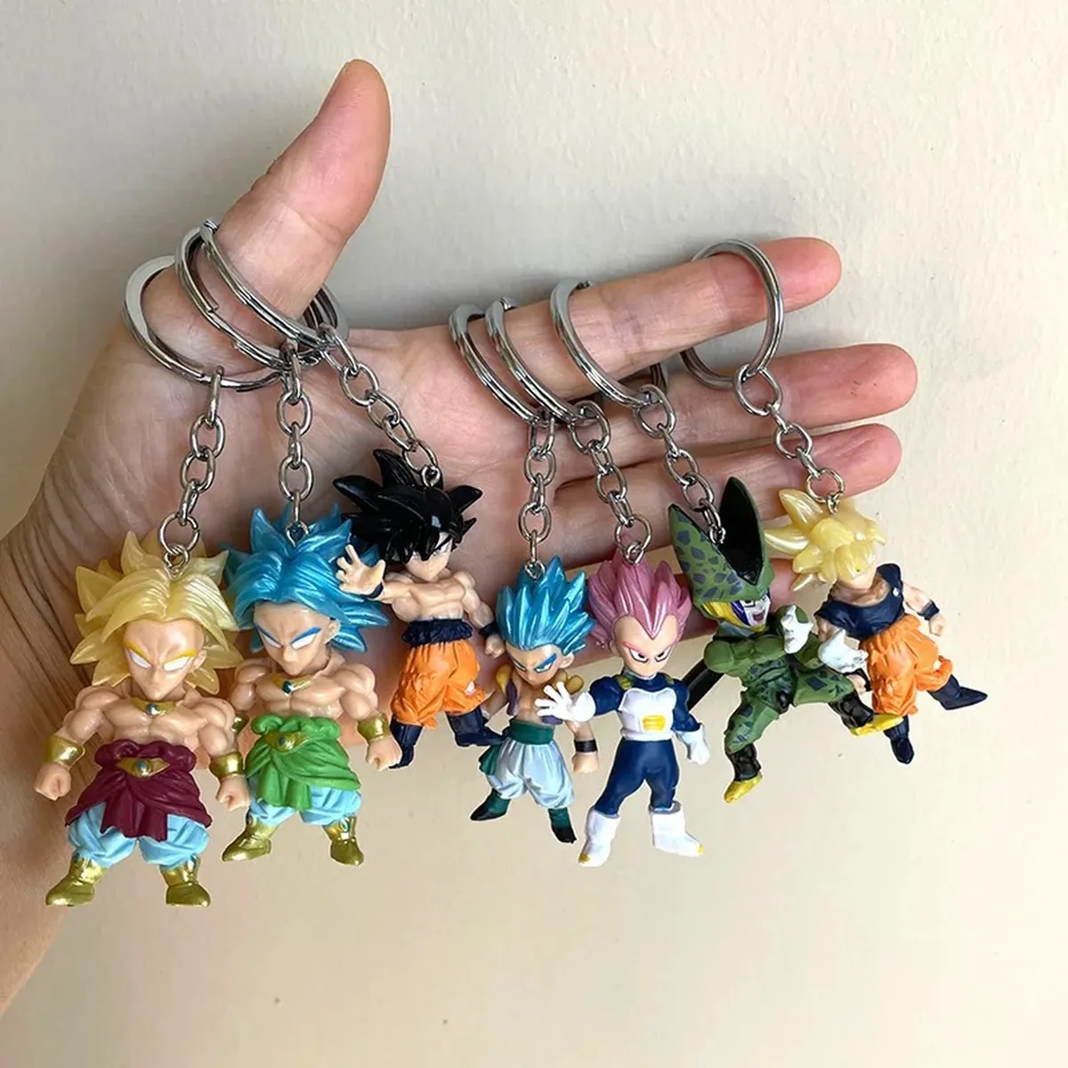 Figura de Dragon Ball chibi: llavero mini de Son Goku kawaii – vue 5