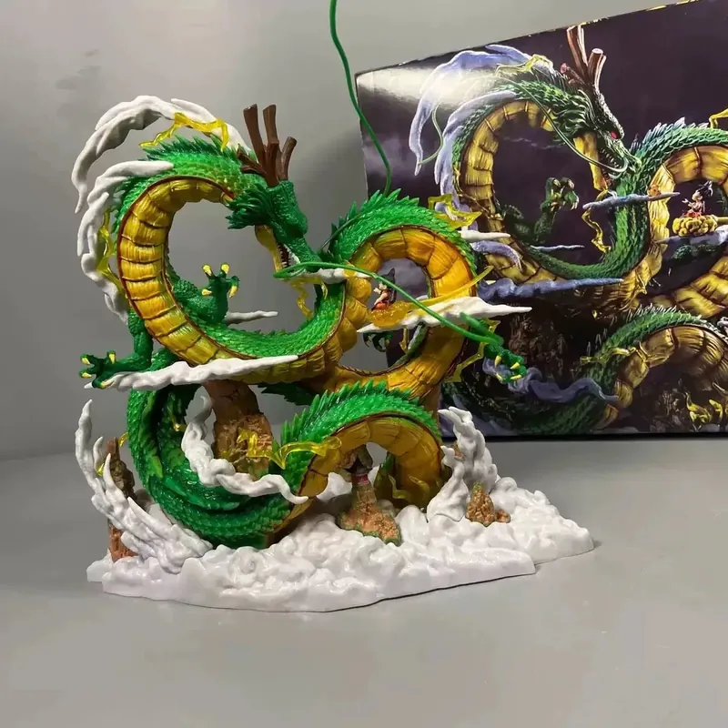Figura de Dragon Ball: Shenron y Goku en PVC para coleccionar – Disfrútala